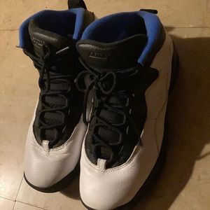 Jordan retro 10 white royal blues